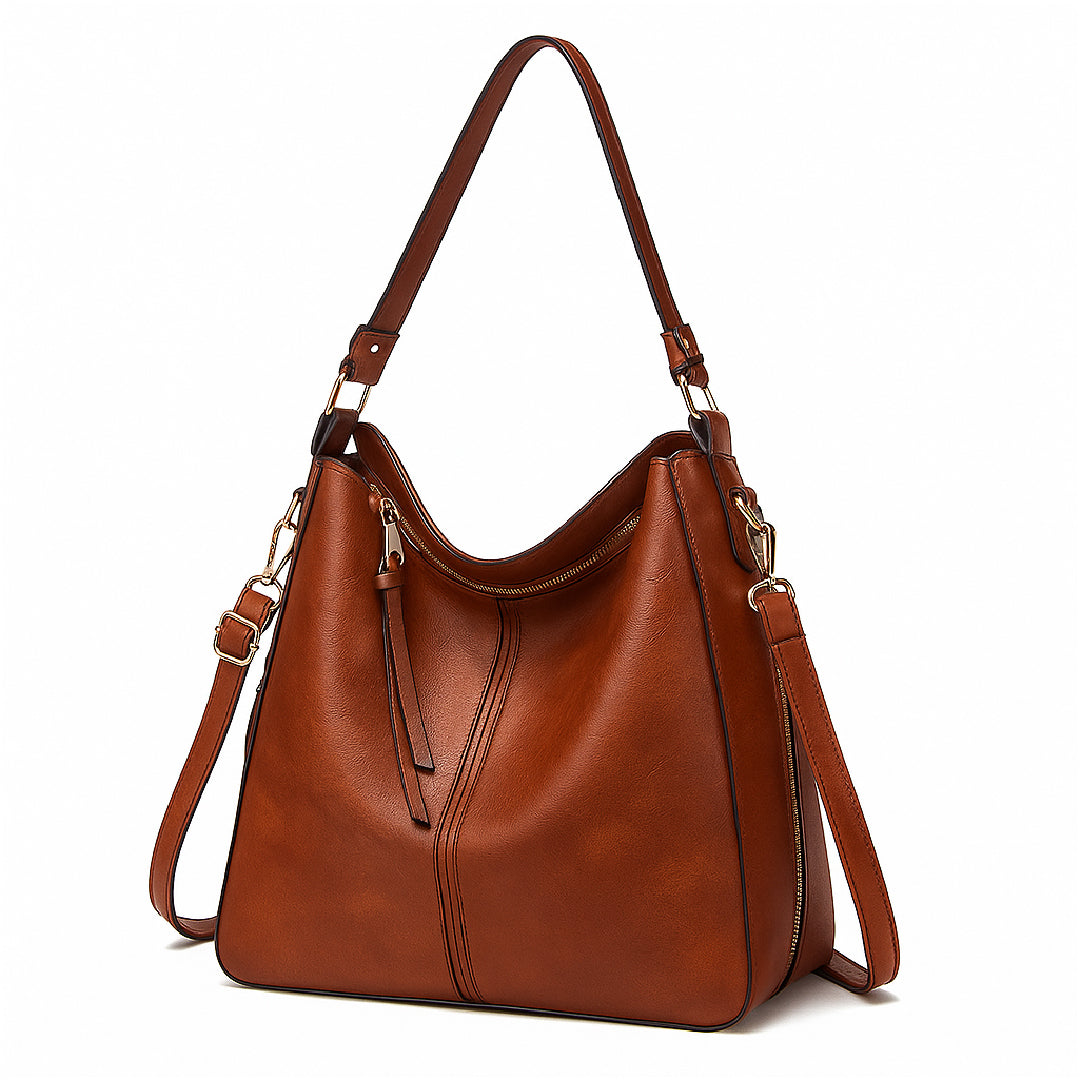 The Eira — Soft Leather Shoulder Tote