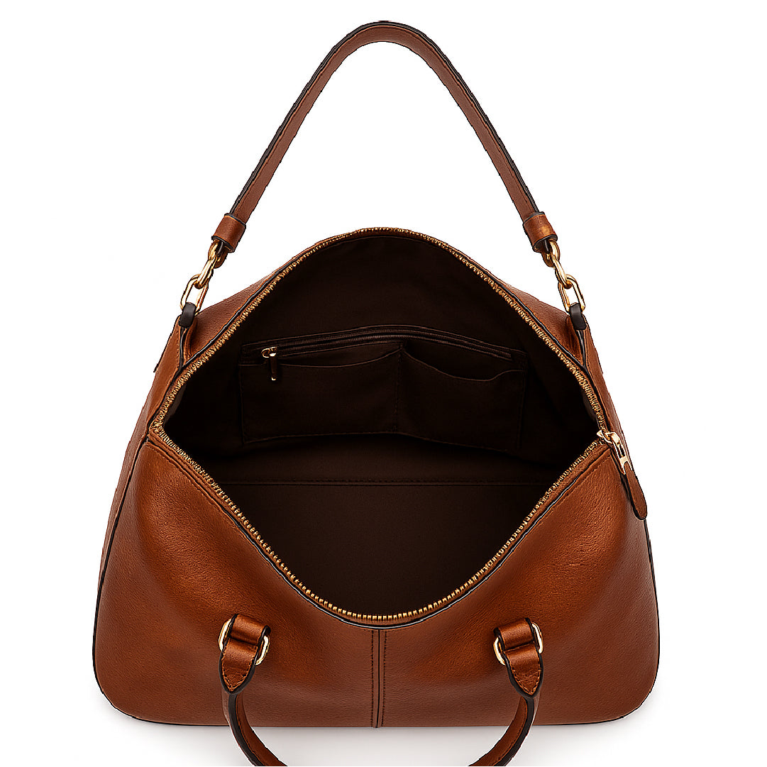 The Eira — Soft Leather Shoulder Tote