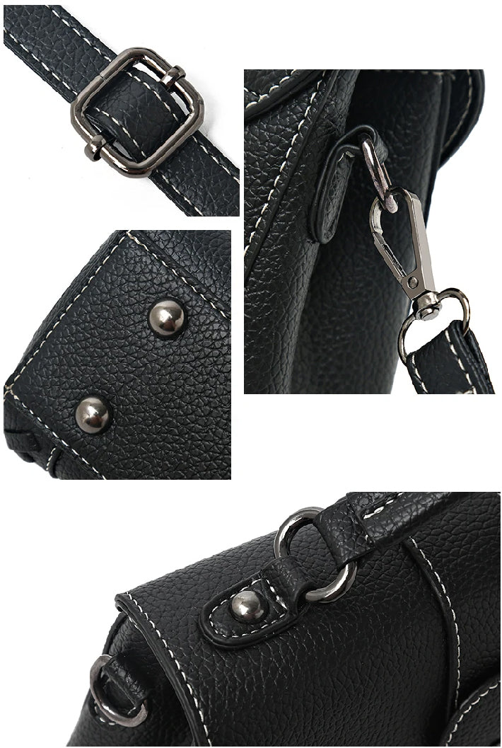 The Elora — Vintage Leather Shoulder Bag