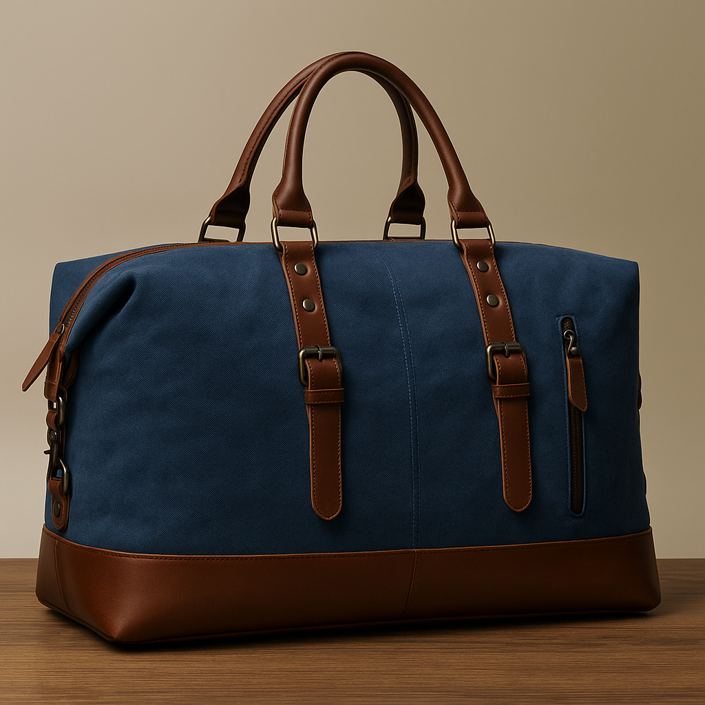 The Wander — Retro Weekender in Waxed Canvas