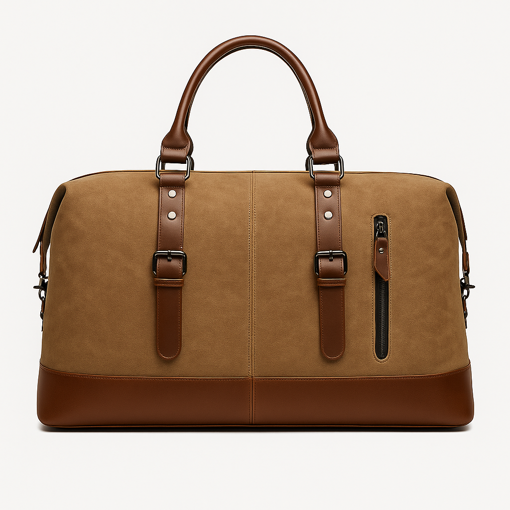 The Wander — Retro Weekender in Waxed Canvas
