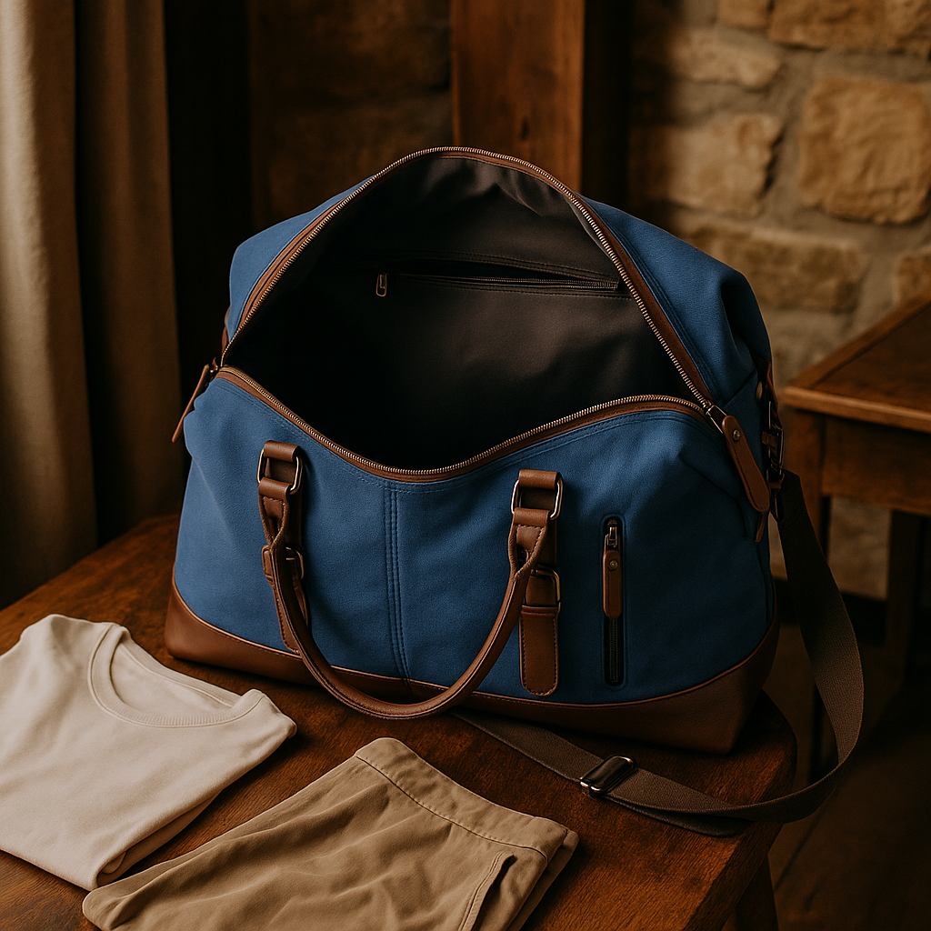 The Wander — Retro Weekender in Waxed Canvas