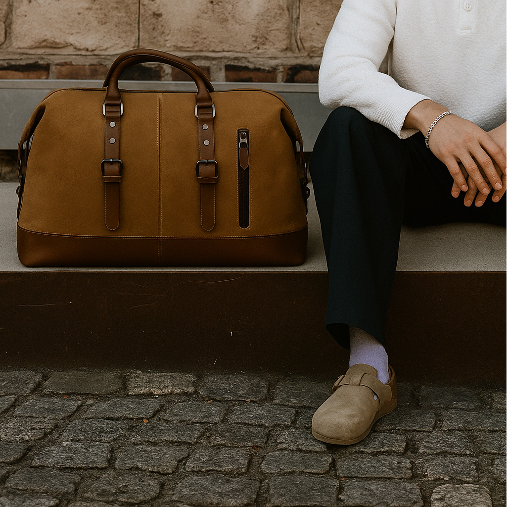 The Wander — Retro Weekender in Waxed Canvas