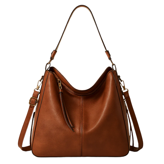 The Eira — Soft Leather Shoulder Tote