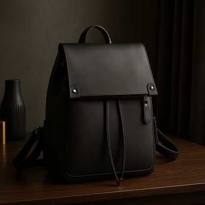 The Combi — Retro Leather Travel Backpack