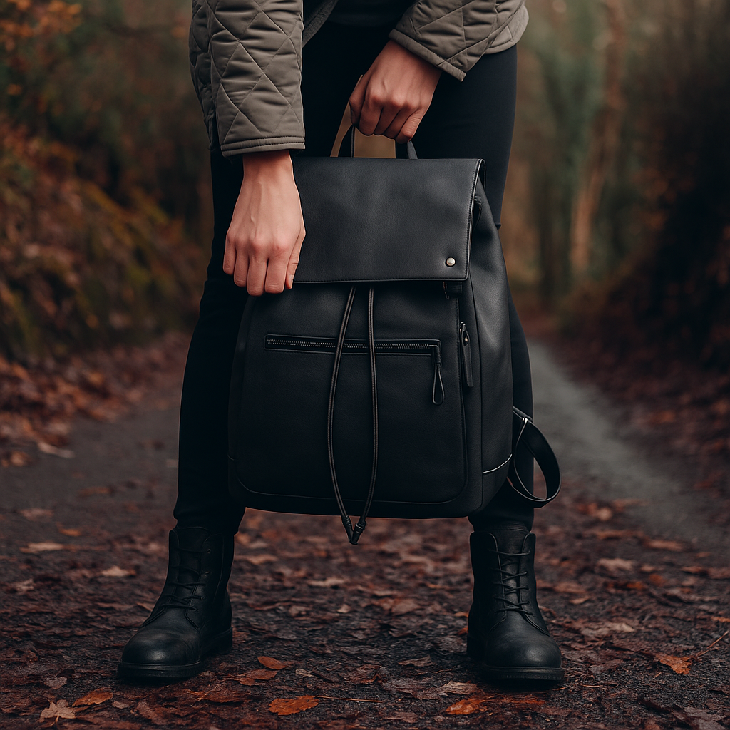 The Combi — Retro Leather Travel Backpack