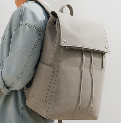 The Combi — Retro Leather Travel Backpack