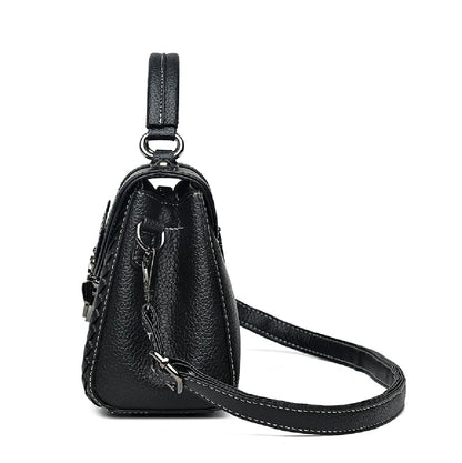 The Elora — Vintage Leather Shoulder Bag