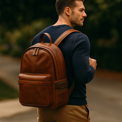Wandereds™ — Executive Leather Backpack